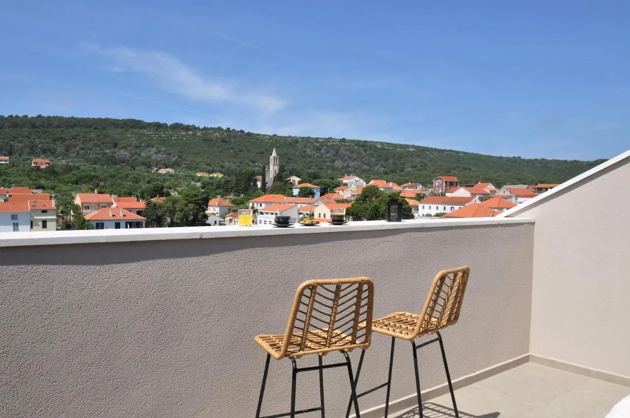 Appartement Sol Luxury Residence Near The Beach With Shared Heated Pool Božava Kroatië